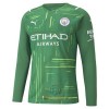 Maglia da Calcio Portiere a Maniche Lunghe Manchester City Trasferta 2021-22 per Uomo